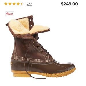L.L Bean shearling-lined boots